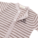 Cardigan tricotat din lână merinos 100% organică