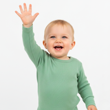 Bluză cu mânecă lungă din lână merinos 100% organică