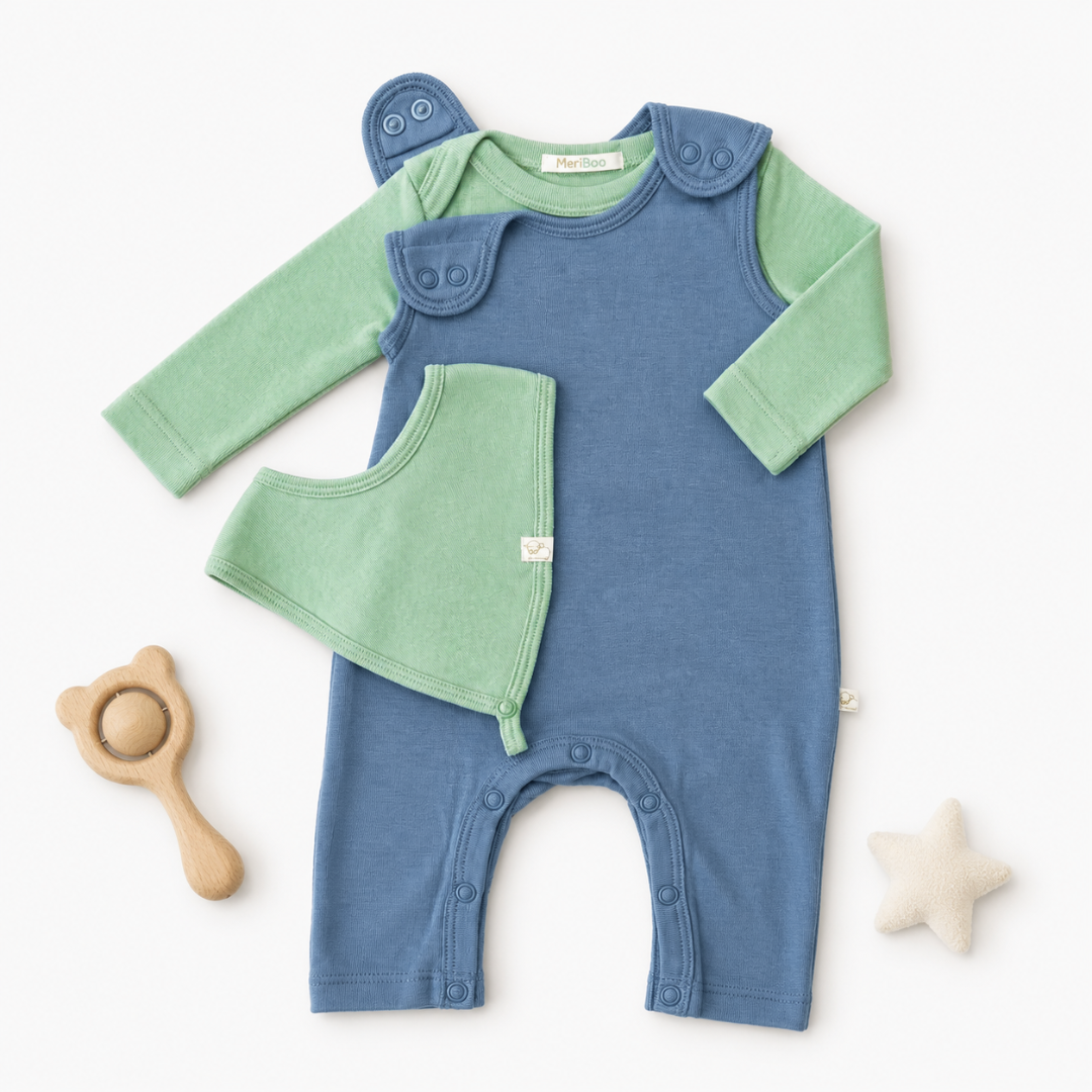 MeriBoo – Set 100% merinos fin „Essentials de primăvară”