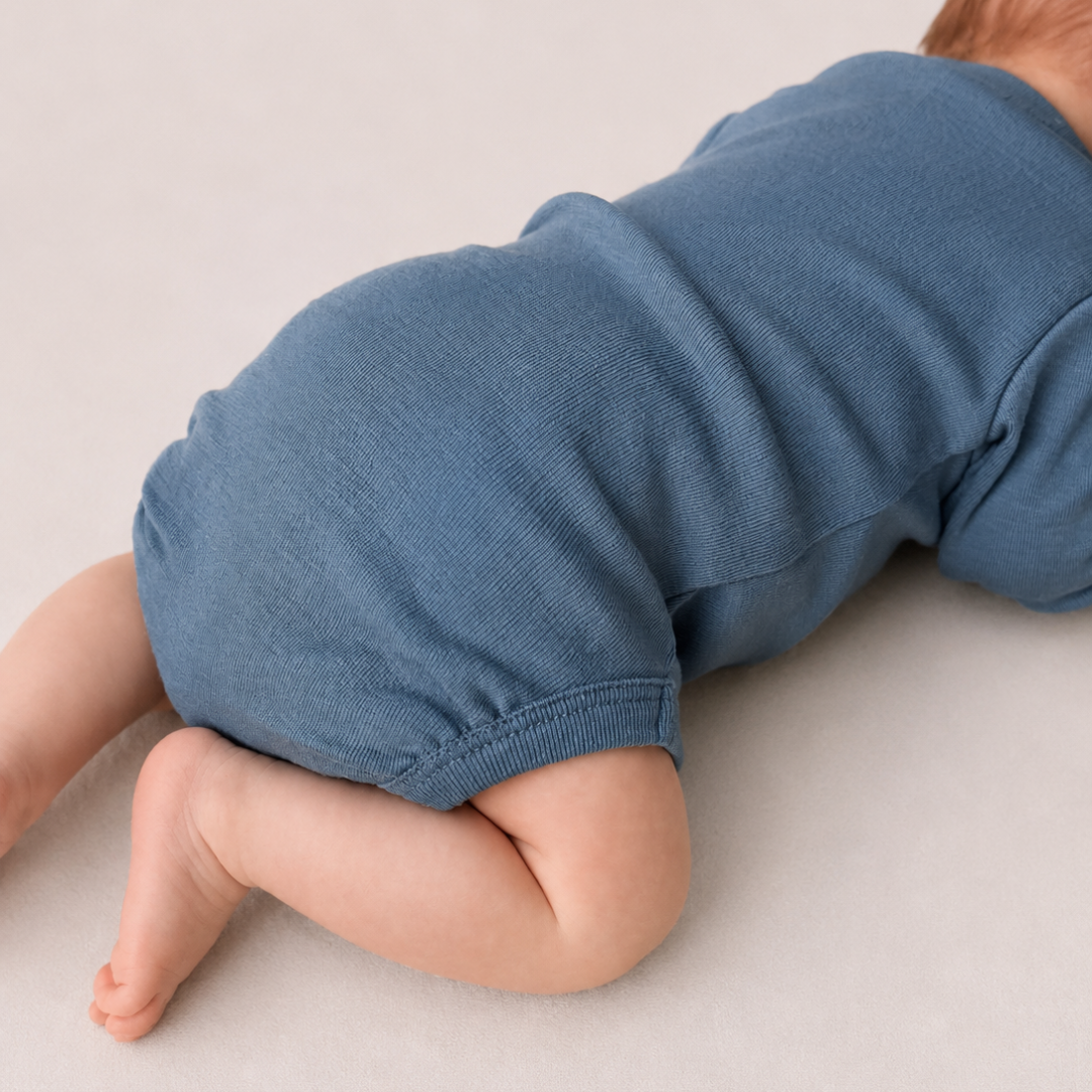 Body cu mânecă lungă din 100% lână merino fină certificată