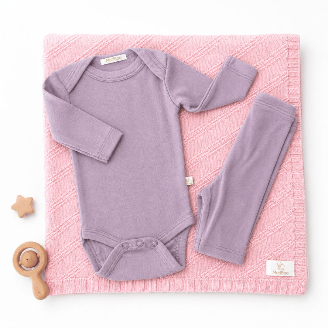 MeriBoo – set de confort certificat din merinos „Mini Cozy”