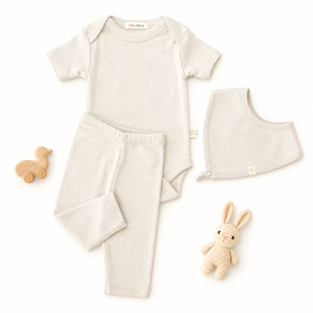 MeriBoo - starter set of 100% certified fine merino "Mini Essentials Spring"