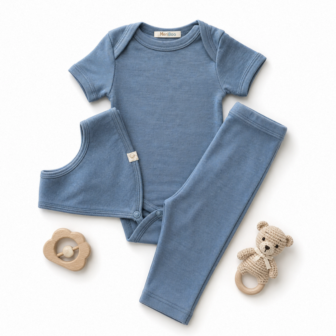 MeriBoo - starter set of 100% certified fine merino "Mini Essentials Spring"