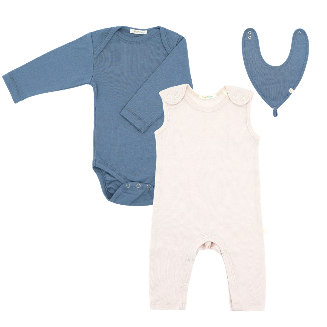 MeriBoo – Set 100% merinos fin „Essentials de primăvară”