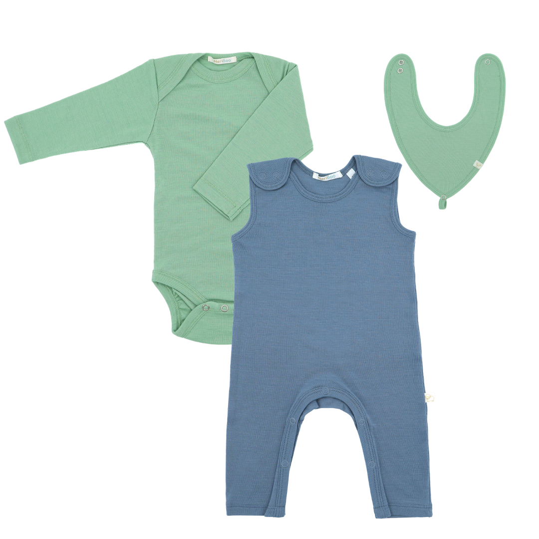 MeriBoo – Set 100% merinos fin „Essentials de primăvară”