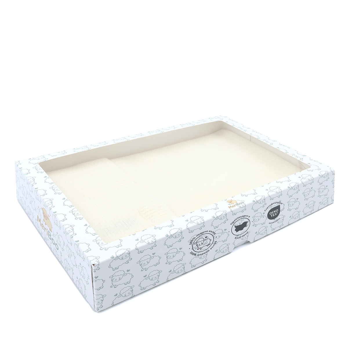 Warm and soft Merino wool blanket MeriBoo