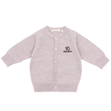 Cardigan tricotat din lână merinos 100% organică