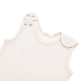 Salopetă (romper) din lână merinos 100% organică, cu nasturi pe umeri