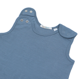 Salopetă (romper) din lână merinos 100% organică, cu nasturi pe umeri