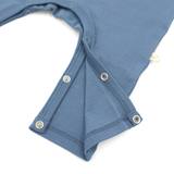 Salopetă (romper) din lână merinos 100% organică, cu nasturi pe umeri