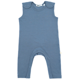 Salopetă (romper) din lână merinos 100% organică, cu nasturi pe umeri