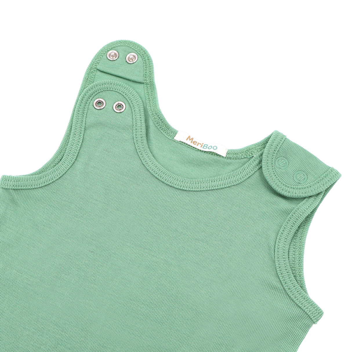 Salopetă (romper) din lână merinos 100% organică, cu nasturi pe umeri