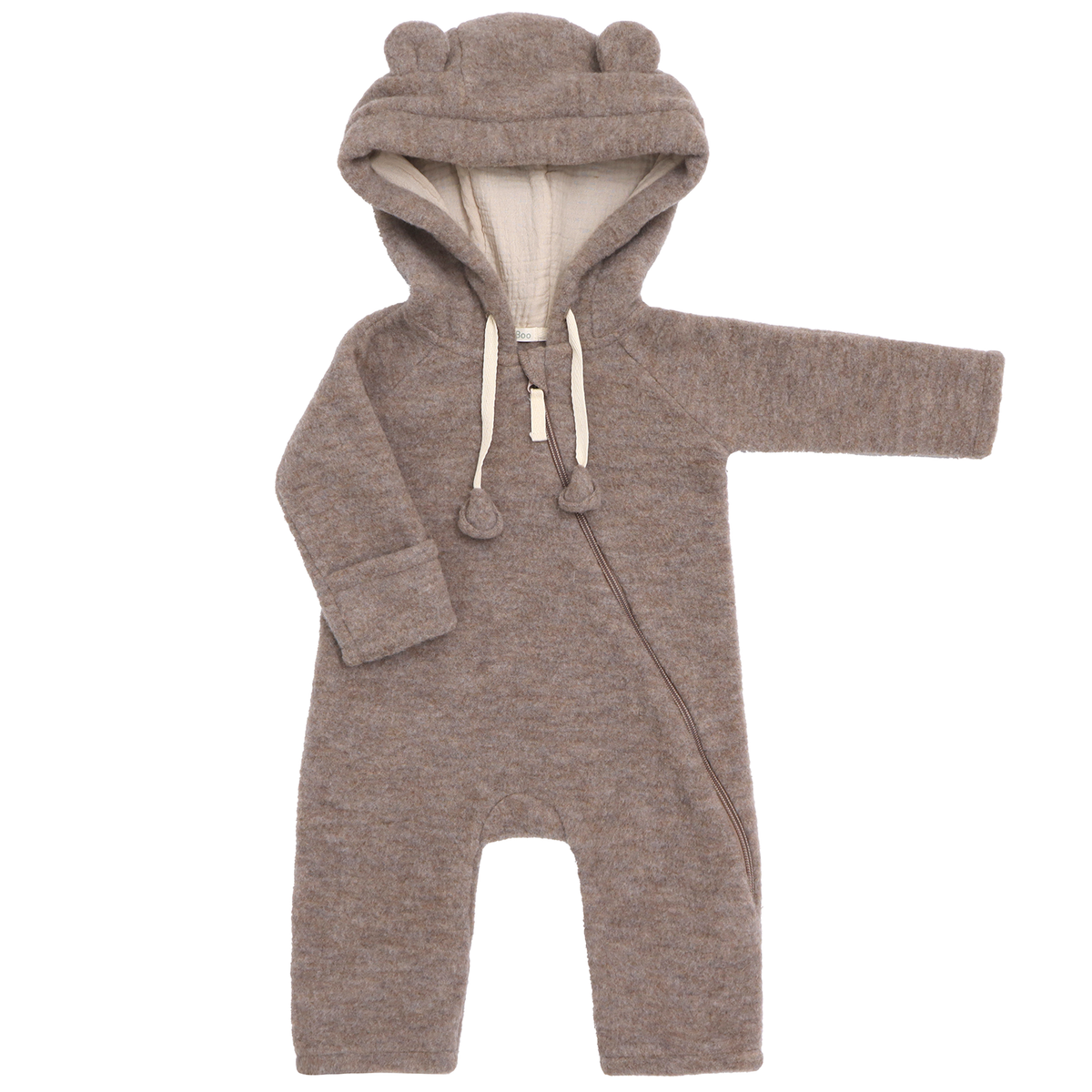 MeriBoo – Premium “Teddy Bear” Merino Wool Snowsuit