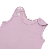 Salopetă (romper) din lână merinos 100% organică, cu nasturi pe umeri